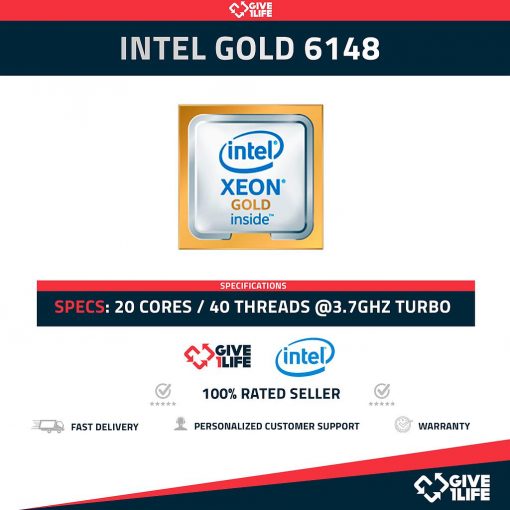 Intel Xeon GOLD 6138 (20 Núcleos / 40 Hilos) @3.7Ghz Turbo Speed
ENVIO RAPIDO, FACTURA, VENDEDOR PROFESIONAL