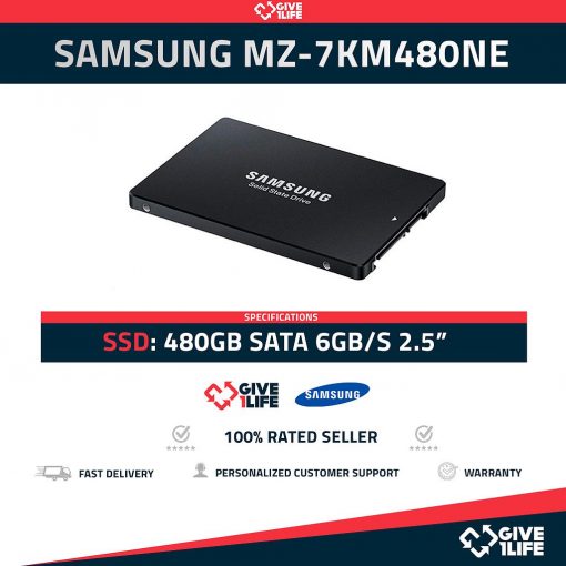 Samsung MZ-7KM480NE SSD 480GB SATA 6GB/s
ENVIO RAPIDO, FACTURA, VENDEDOR PROFESIONAL