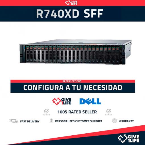 DELL PowerEdge R740XD SFF (Bahías 2.5") Configurable
ENVIO RAPIDO, FACTURA, VENDEDOR PROFESIONAL