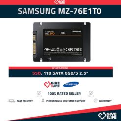 SAMSUNG MZ-76E1T0 SSD 1TB 2.5″ SATA 6GB/S