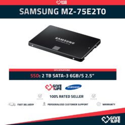 SAMSUNG MZ-75E2T0/MZ7LM2T0HMJP SSD 2TB 2.5″ SATA 6GB/S