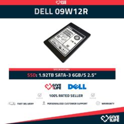 DELL Samsung MZ-7LM3T8B 09W12R SSD 1.92TB SATA 6GB/s